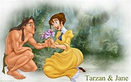 Tarzan and Jane - Walt Disney's Tarzan Wallpaper (32875766) - Fanpop
