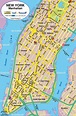 Karte von New York, Manhattan (Stadt in Vereinigte Staaten) | Welt-Atlas.de