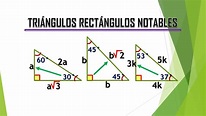 TRIANGULOS NOTABLES - YouTube