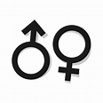 Male female icons. Male and female symbols. Female and male sex icon ...