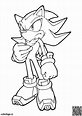 Serious Shadow the Hedgehog libro de colorear, Sonic el erizo libro de ...