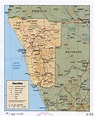 ROAD MAP OF NAMIBIA Books Africa psychology.iresearchnet.com