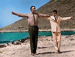 Zorba the Greek, 1964. Alexis Zorba (Anthony Quinn) and Basil (Alan ...