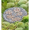 Decorative Garden Stepping Stone, Flower, 10" dia. x .75"H - Walmart ...