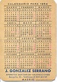 calendario año 1954. publicidad de madrid - Comprar Calendarios ...
