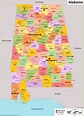 Alabama State Map | USA | Maps of Alabama (AL)