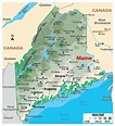 Maine Map | State, Outline, County, Cities, Towns