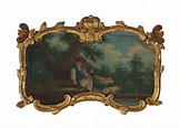 Manner of Francois Boucher , A Shepard Boy Fishing; and a companion ...