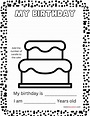Free My Birthday Worksheet - Kto5Education