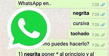¿Cómo escribir con negritas en WhatsApp Web? | La Verdad Noticias