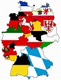 German States - Flag Map by HeerSander on DeviantArt