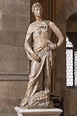 David, marble, 1408, by Donatello, Bargello Museum, Florence, It - Dave ...