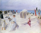 Liebermann, Max: Am Strand von Nordwijk | Dipinti impressionisti ...
