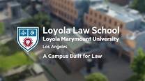 LMU Loyola Law School: A Campus Built for Law - YouTube