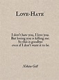 Love And Hate Quotes 19 | QuotesBae