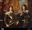 Retrato de los príncipes del Palatinado Charles-Louis I y su hermano ...