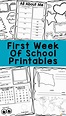 First Day of School Activities + Printables - Fun with Mama