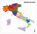 Italy Political Map (Cities and Regions) | Mappr