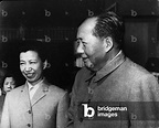 1960 portrait of Chinese politician Mao Tse Tung (Mao Zedong or TSE ...