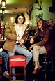 Jim Morrison and Ray Manzarek at the original Hard Rock Cafe, December ...