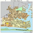 Map Of Florida Showing Fort Walton Beach - United States Map