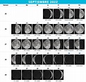 Calendario lunar septiembre 2022 | Telescopios Chile