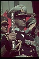 Großadmiral Erich Raeder holding his baton at the Reich's Veterans Day ...