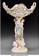 A Meissen Porcelain Figural Centerpiece, Meissen, Germany, 20th | Lot ...