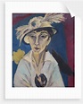 Portrait of Erna Schilling (Lady with Hat), 1913 posters & prints by ...