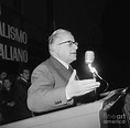 Palmiro Togliatti Making Speech by Bettmann