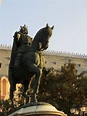 Equestrian statue of Stephen III of Moldavia in Iasi Romania