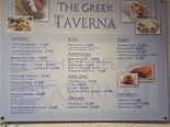 The Greek Taverna Menu, Menu for The Greek Taverna, Moore, Oklahoma ...