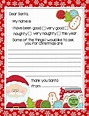 Letters From Santa Templates Free Printable - Letter from Santa ...