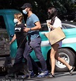 Chris Martin and Dakota Johnson enjoy lunch with his son Moses and her ...