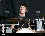 Jimmi Naylor (Drums) of The Pigeon Detectives Tennents Vital 06 Belfast ...