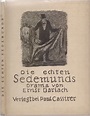 Die echten Sedemunds. Drama. by Barlach, Ernst: (1920) | Antiquariat Düwal