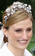 Princess Sophie von Isenburg wore the diamond floral tiara of her ...