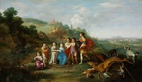 Queen of Bohemia with her Children in a Landscape | The Lost Collection