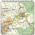 Aerial Photography Map of Elizabethton, TN Tennessee