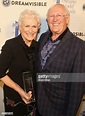 Glenn Close and Len Cariou pose at the 2017 Theatre World Awards at ...