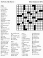 Printable Crosswords And Answers - Printable Crossword Puzzles Online