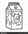 Milk Carton Coloring Page Desenho Caixa De Leite Para Colorir Clipart ...