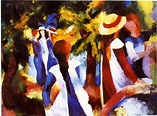 August Macke - Werke, Bilder und Gemälde