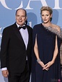 Alberto y Charlene de Mónaco en la Gala Global Ocean 2018 de la ...