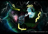 Rayquaza: Sky High by Ink-Leviathan on DeviantArt