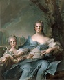 Die Herzogin von Parma und Piacenza, Louise Elisabeth von Frankreich ...