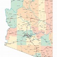 Arizona Road Map - AZ Road Map - Arizona Highway Map