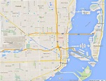 Miami Florida Google Maps And Travel Information | Download Free ...