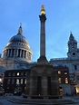 The Great Fire of London monument by Sir Christopher Wren. | St pauls ...