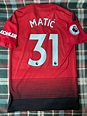 曼聯 主場球衣 #31 Matic 全新 Size S Manchester United, 男裝, 運動服裝 - Carousell